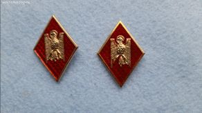 Military Antiques: Pareja de rombos antiguos de la Policia Armada. Época de Franco.